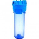 Корпус Гейзер прозр.10" 1/2х3/4 прозрачный для холодной воды - Водоподготовка. Умягчитель воды. Обезжелезивание воды