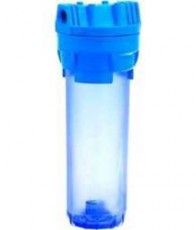 Корпус Гейзер прозр.10" 1/2х3/4 прозрачный для холодной воды - Водоподготовка. Умягчитель воды. Обезжелезивание воды