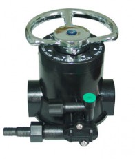 Блок управления RUNXIN Ручной клапан Softener, 1", F64A NHWB дренаж 1/2" (до 4,5 м3/час) - Водоподготовка. Умягчитель воды. Обезжелезивание воды